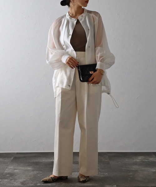 「Bonjour Sagan」 ブルゾン FREE グレイッシュベージュ レディース_画像9