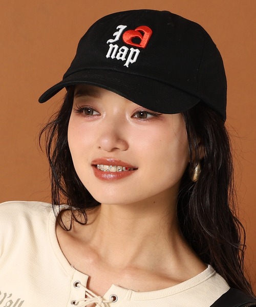 ANAP（アナップ） キャップ 帽子 I LOVE anap 刺繍 CAP レディース