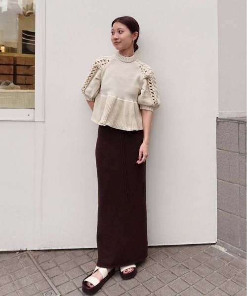 TODAYFUL ニット セーター Puffsleeve Knit Tops レディース