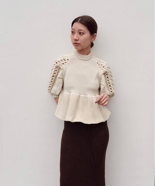Puffsleeve Knit Tops 新品 ニット TDF TODAYFUL(トゥデイフル) / Life's online store（ライフズ