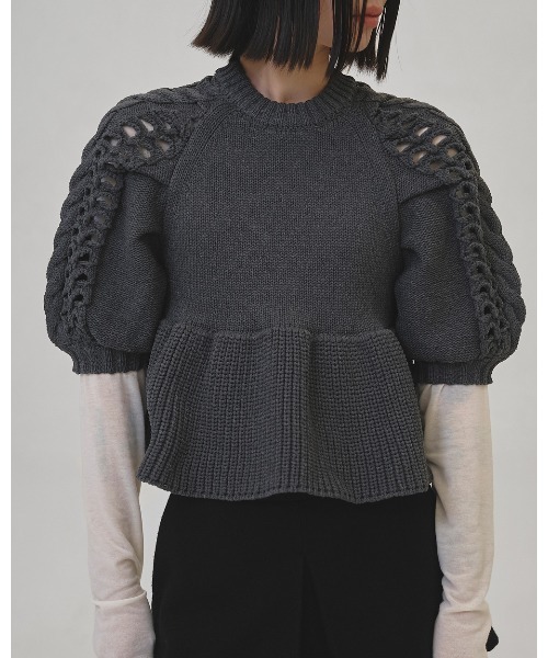 TODAYFUL ニット セーター Puffsleeve Knit Tops レディース