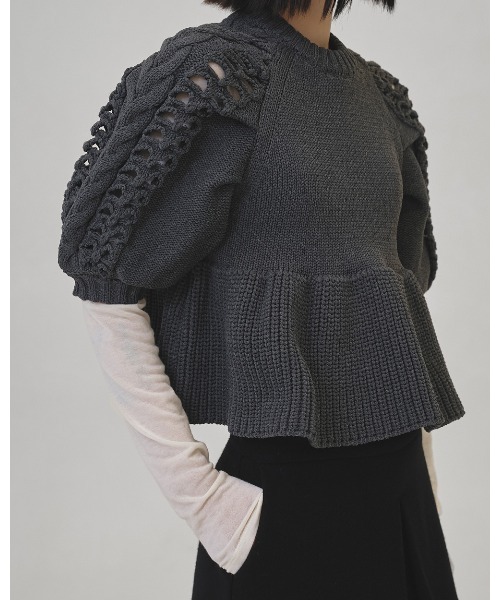 トップス todayful/knit TODAYFUL ニット セーター Puffsleeve Knit Tops レディース