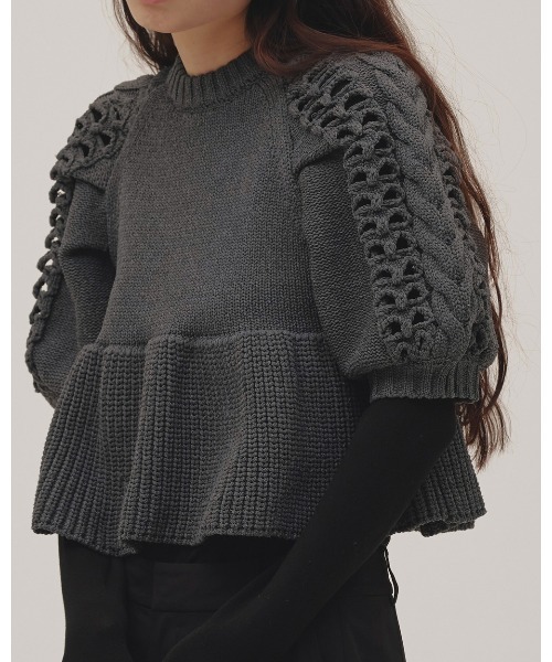 TODAYFUL ニット セーター Puffsleeve Knit Tops レディース