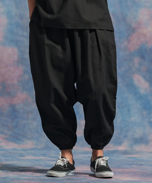 「Jih Nunc」 イージーパンツ M ブラウン メンズ_画像3