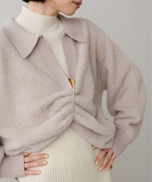 LARUTA（ラルータ） ニット セーター 「LARUTA」スキッパーシャギー