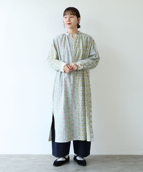 ワンピース Yuni yuni ワンピース switching print kaftan ワンピース : ZOZOTOWN Yahoo