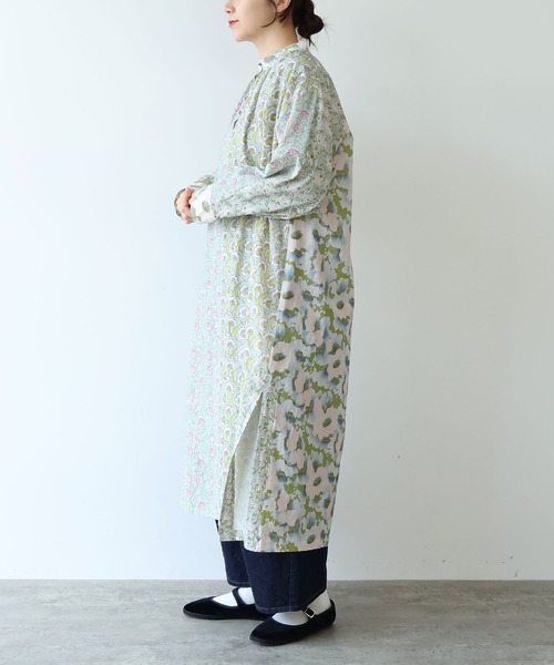 yuni ワンピース switching print kaftan ワンピース : ZOZOTOWN Yahoo