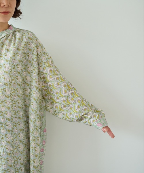 yuni ワンピース switching print kaftan ワンピース : ZOZOTOWN Yahoo