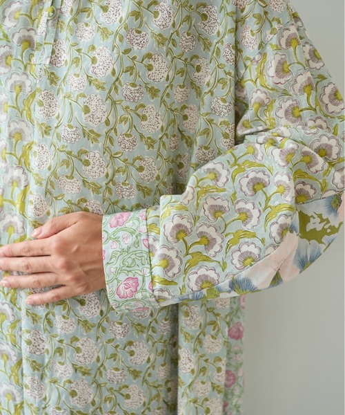 yuni ワンピース switching print kaftan ワンピース : ZOZOTOWN Yahoo