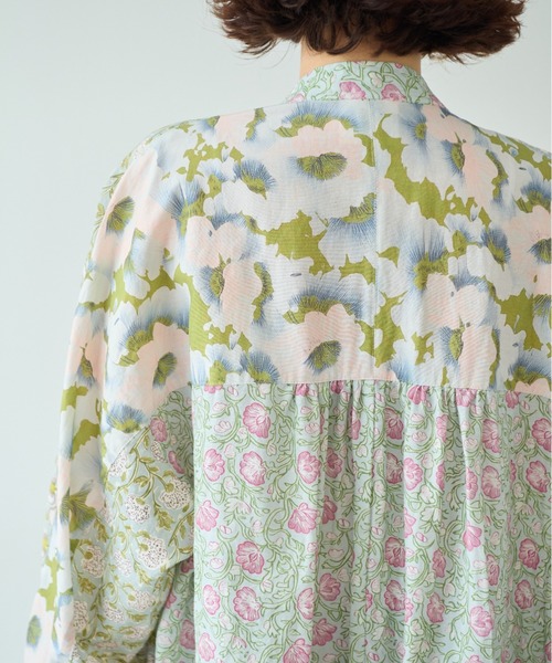 yuni ワンピース switching print kaftan ワンピース : ZOZOTOWN Yahoo