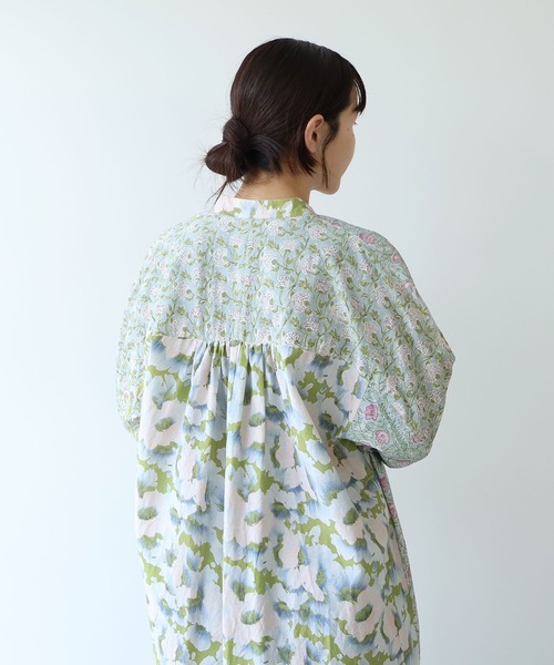 yuni ワンピース switching print kaftan ワンピース : ZOZOTOWN Yahoo