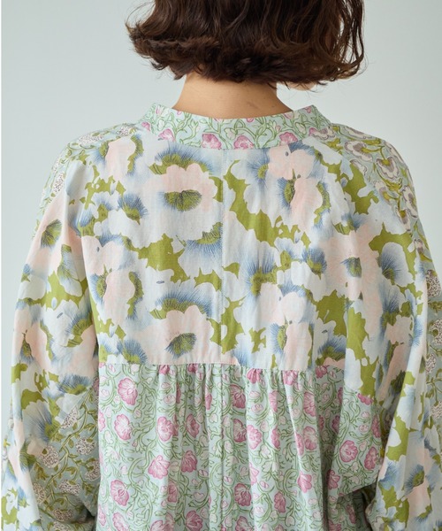 yuni ワンピース switching print kaftan ワンピース : ZOZOTOWN Yahoo