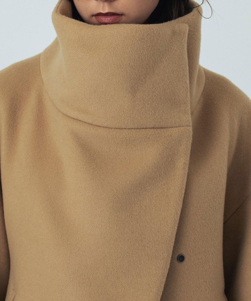 ローズバッド　mici スタンドカラーミドルコート mici)スタンドカラーミドルコートを使った人気ファッション