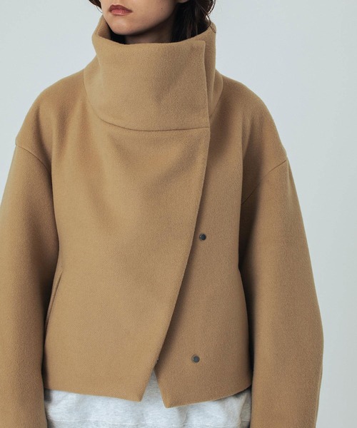 ROSE BUD（ローズバッド） コート アウター (mici)BIG STAND COLLAR