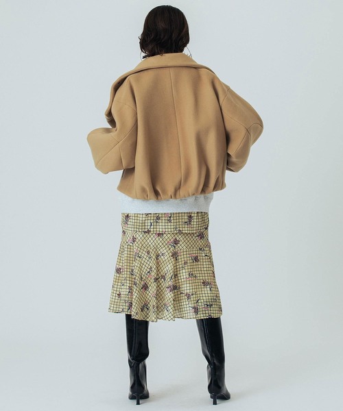 ROSE BUD（ローズバッド） コート アウター (mici)BIG STAND COLLAR