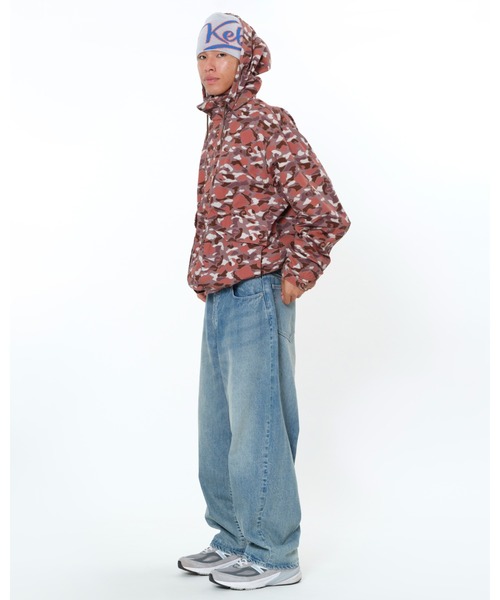 KEBOZ（ケボズ） コート ジャケット WASHED COTTON CONCEALABLE HOOD