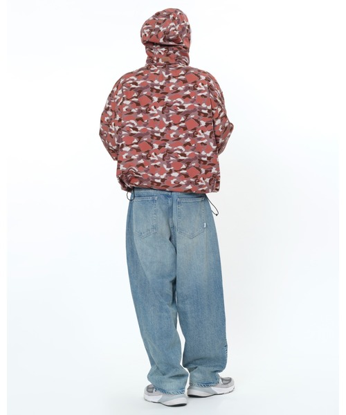 KEBOZ（ケボズ） コート ジャケット WASHED COTTON CONCEALABLE HOOD