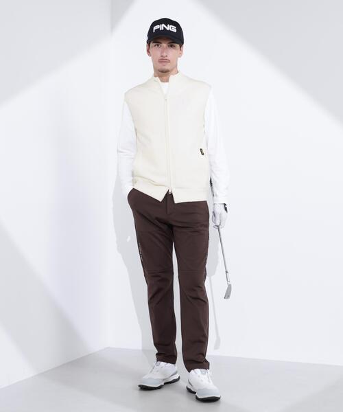 PING（ピン） ベスト ジレ 「PING APPAREL」プレーンニット/布帛