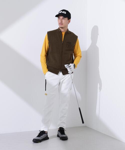 PING（ピン） ベスト ジレ 「PING APPAREL」プレーンニット/布帛
