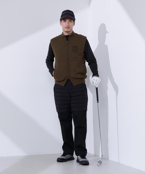 PING（ピン） ベスト ジレ 「PING APPAREL」プレーンニット/布帛