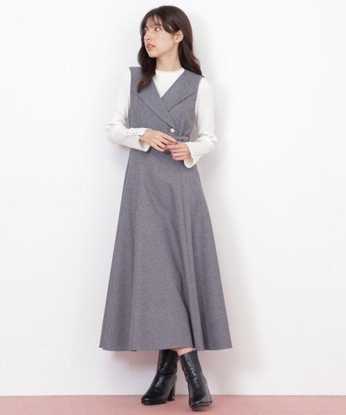 ジルバイジルスチュアート フレアジャンスカ M JILL by JILL STUART（ジルバイジルスチュアート） ワンピース フレア