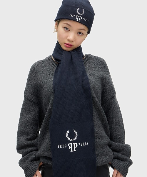 FRED PERRY（フレッドペリー） マフラー 「ZOZO限定」Monogram Scarf