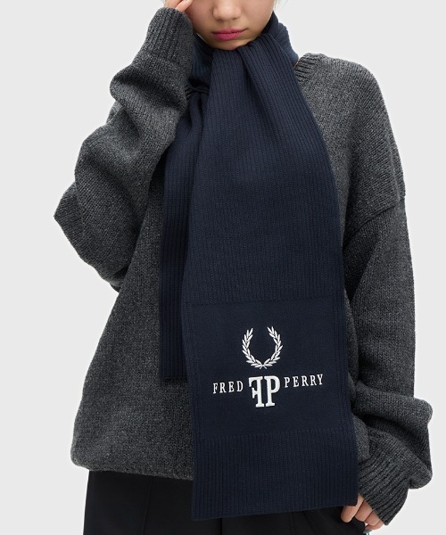 FRED PERRY（フレッドペリー） マフラー 「ZOZO限定」Monogram Scarf