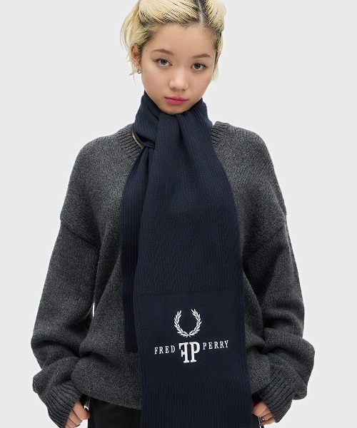 FRED PERRY（フレッドペリー） マフラー 「ZOZO限定」Monogram Scarf