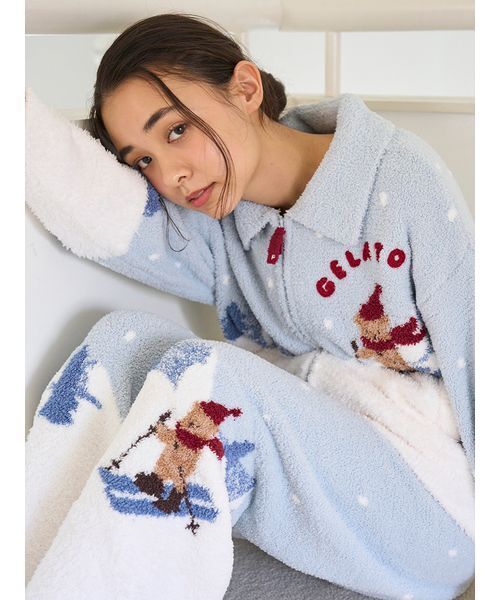 gelato pique（ジェラートピケ） パジャマ ルームウェア 「HOLIDAY