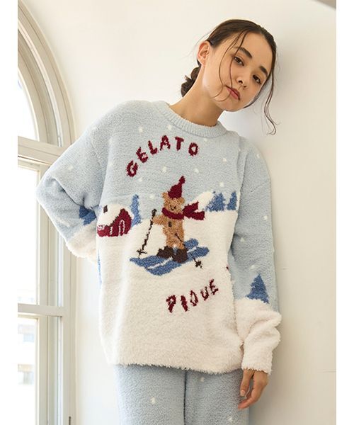 gelato pique（ジェラートピケ） パジャマ ルームウェア 「HOLIDAY