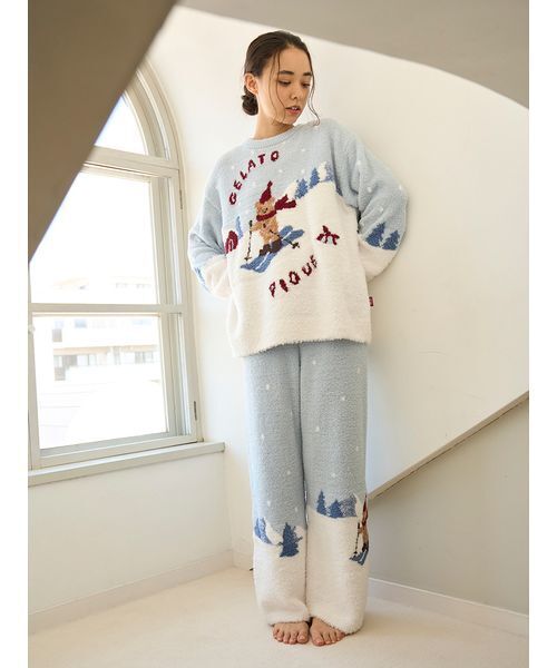 gelato pique（ジェラートピケ） パジャマ ルームウェア 「HOLIDAY