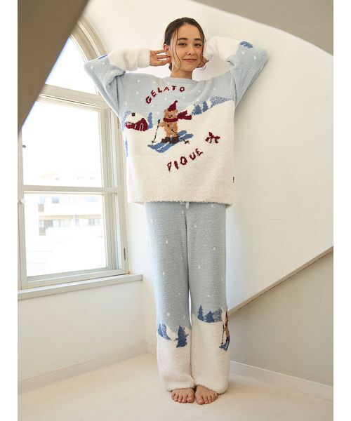 gelato pique（ジェラートピケ） パジャマ ルームウェア 「HOLIDAY
