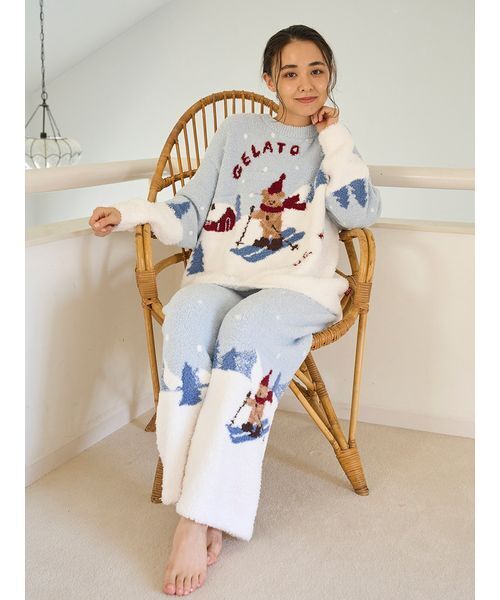 gelato pique（ジェラートピケ） パジャマ ルームウェア 「HOLIDAY