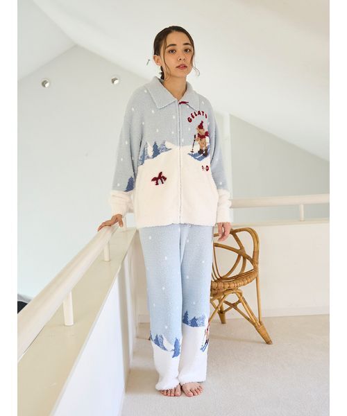 gelato pique（ジェラートピケ） パジャマ ルームウェア 「HOLIDAY