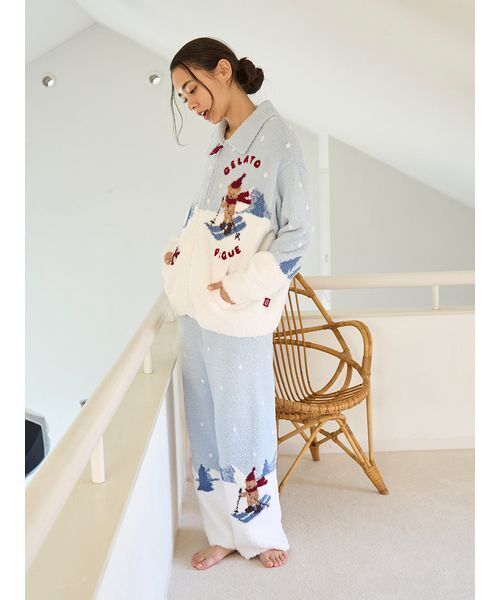 gelato pique（ジェラートピケ） パジャマ ルームウェア 「HOLIDAY