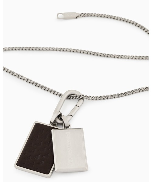 EMPORIO ARMANI ネックレス 「エンポリオ アルマーニ」ドッグタグ