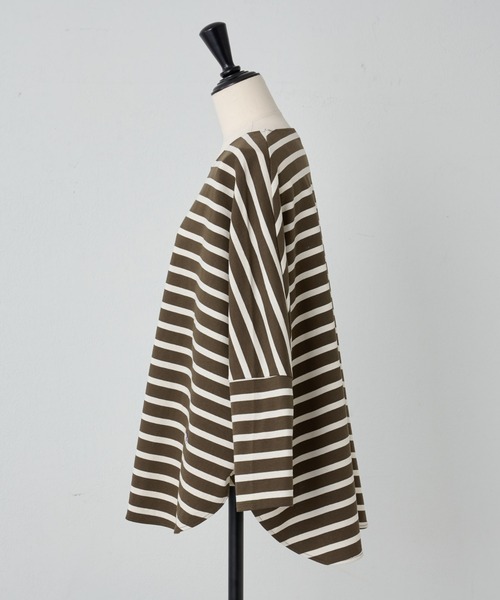 BEARDSLEY（ビアズリー） 7分袖カットソー FREE カーキ レディース