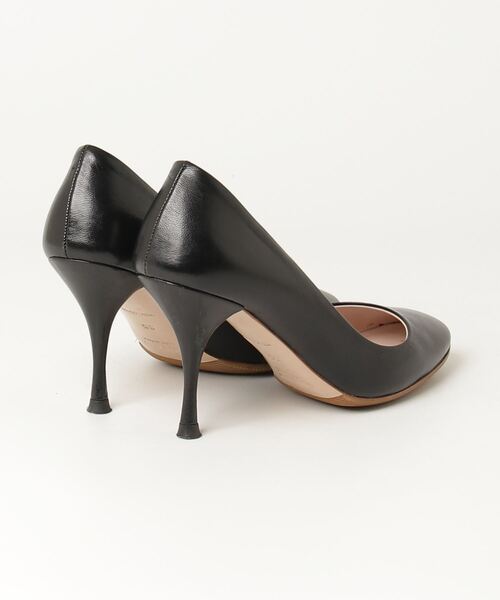 miu miu（ミュウミュウ） パンプス 35 ブラック レディース : ZOZOTOWN