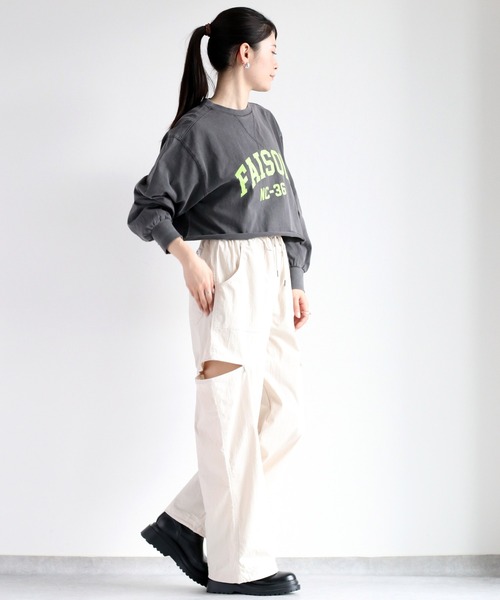 「cepo」 イージーパンツ M ブラック レディース_画像2