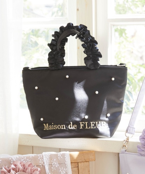 Maison de FLEUR（メゾンドフルール） 2WAYバッグ FREE ブラック