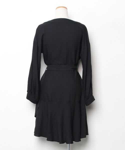「Tara Jarmon」 長袖ワンピース 36 ブラック レディース_画像2