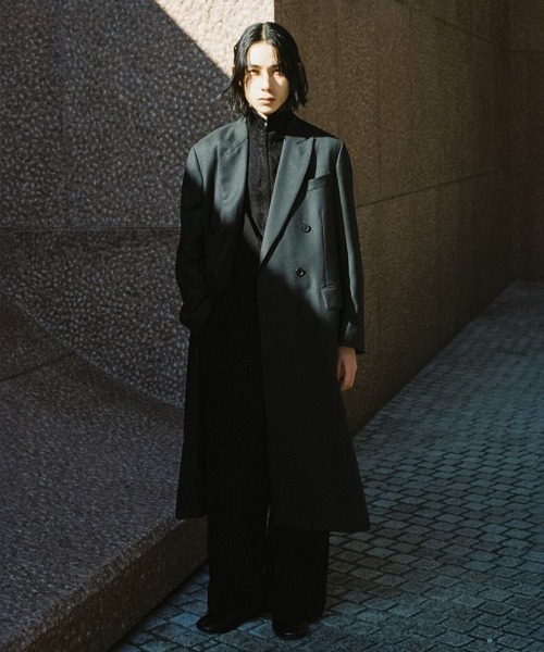 LIDnM（リドム） チェスターコート コート DOUBLE BREASTED CHESTER