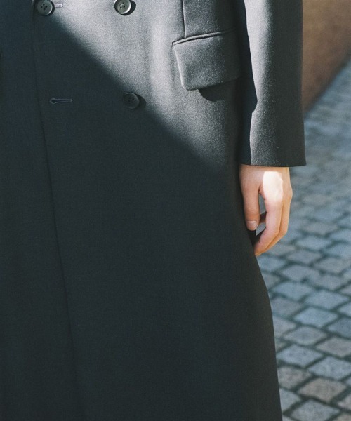 LIDnM（リドム） チェスターコート コート DOUBLE BREASTED CHESTER