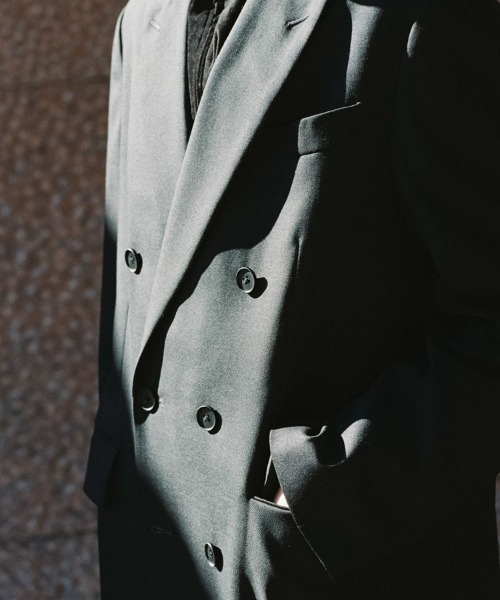 LIDNM DOUBLE BREASTED CHESTER Mサイズ LIDnM（リドム） チェスターコート コート DOUBLE BREASTED CHESTER