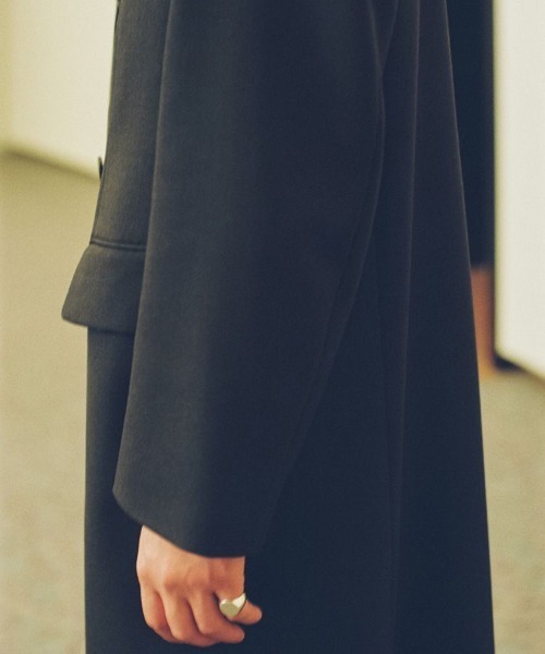 LIDnM（リドム） チェスターコート コート DOUBLE BREASTED CHESTER