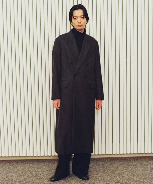 LIDnM（リドム） チェスターコート コート DOUBLE BREASTED CHESTER