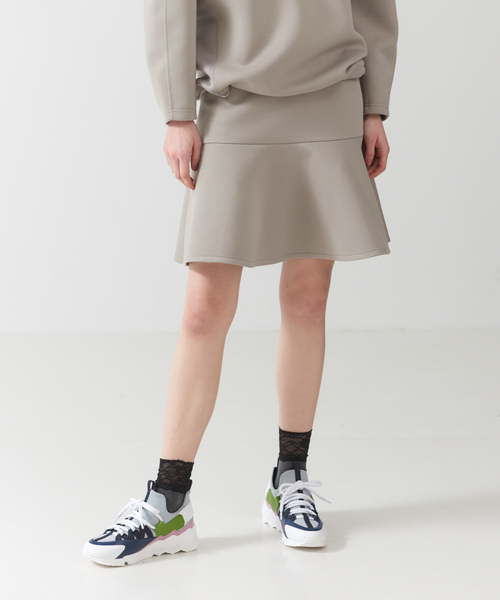 「DESIGNWORKS」 フレアスカート 38 ブラック レディース_画像2