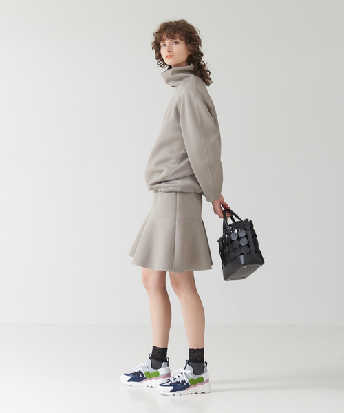 「DESIGNWORKS」 フレアスカート 38 ブラック レディース_画像4