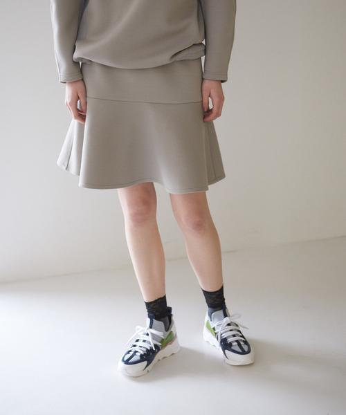 「DESIGNWORKS」 フレアスカート 38 ブラック レディース_画像8