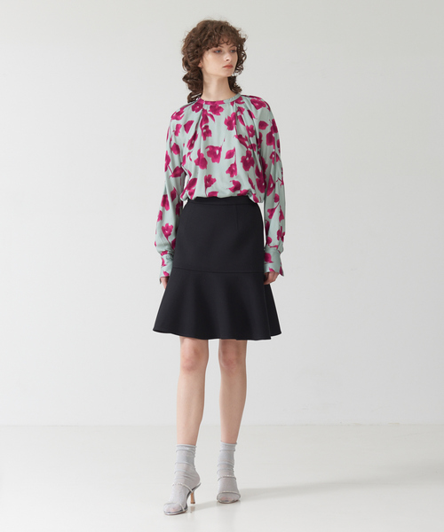 「DESIGNWORKS」 フレアスカート 38 ブラック レディース_画像9